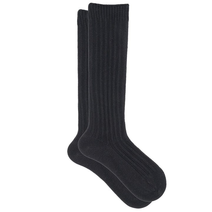 Lombardi - Cashmere Silk Jacquard Ribbed Knee High