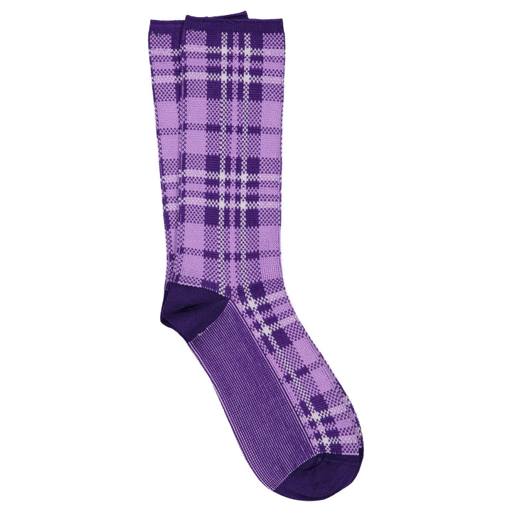 Vivienne - Bemberg Cupro Jacquard Plaid  Crew
