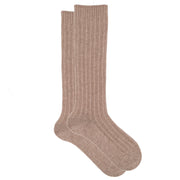 Lombardi - Cashmere Silk Jacquard Ribbed Knee High