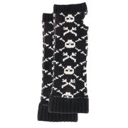 Polly - Cashmere Silk Jacquard Skulls Glovette