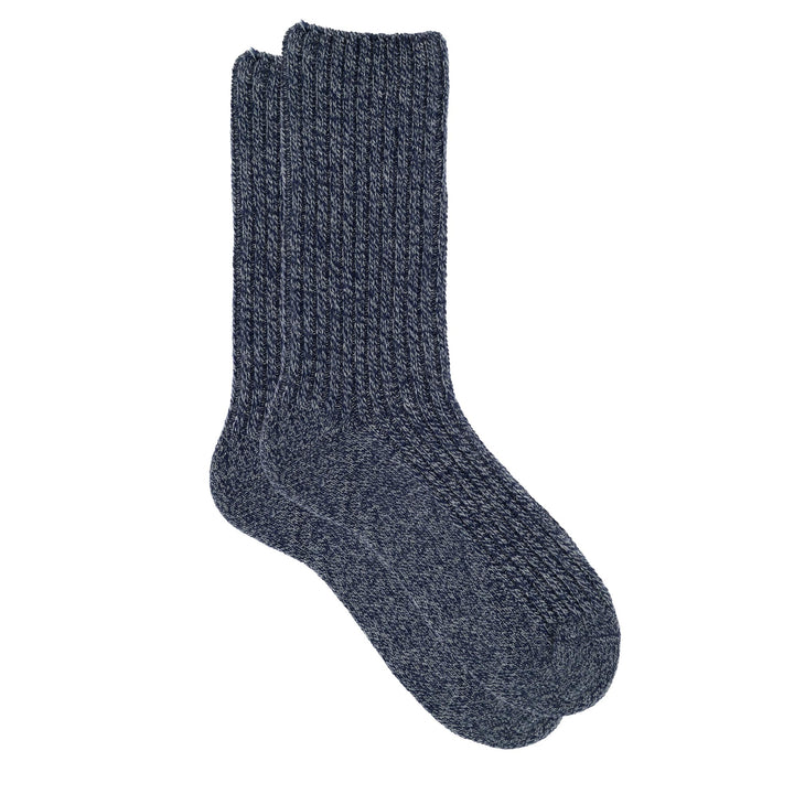 Dark gray sock on a white background