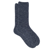 Dark gray sock on a white background