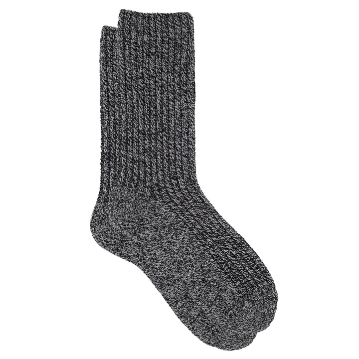 Gray sock on a white background