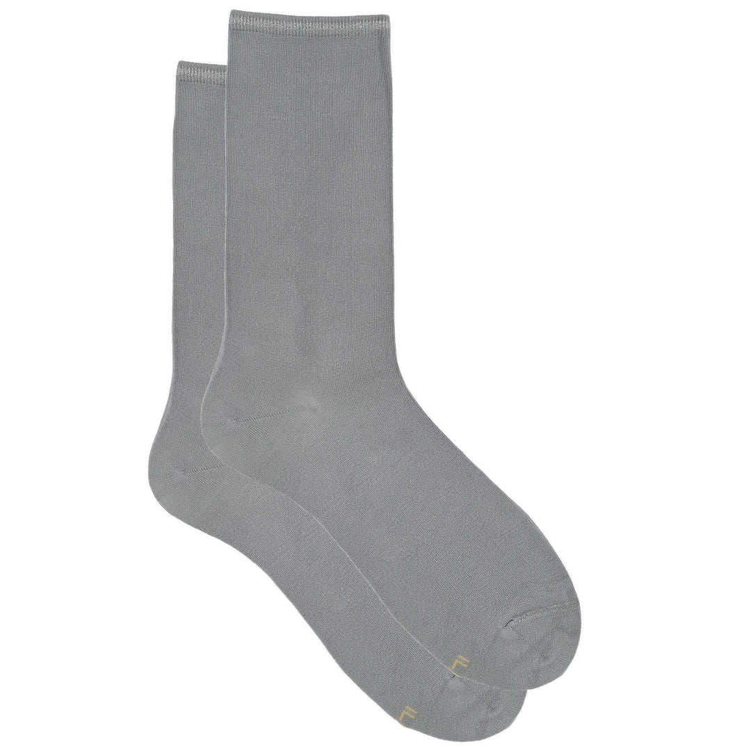 Peek - Featherweight Bemberg Metallic Tipped Jersey Crew