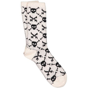 Bonny - Cashmere Silk Jacquard Skull Sock