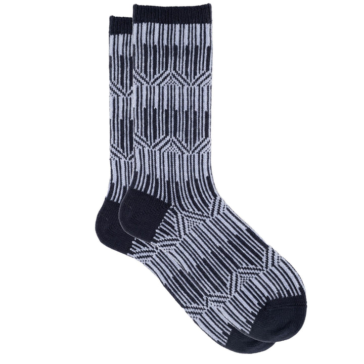A pairs of black socks