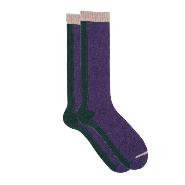 Mario - Cozy Cashmere Silk Racing Stripe ﻿Crew